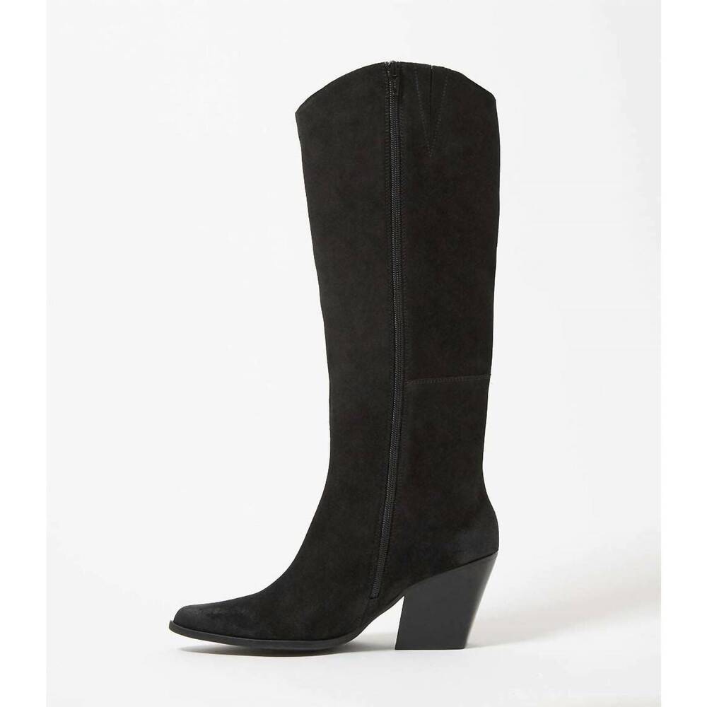 NEW SEYCHELLES women's begging you pointed toe western high boots in black - Picture 3 of 10